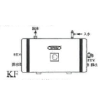 German Pool 德國寶 GPU-6.5E V J KF 25公升 橫座地式 圓型中央儲水式電熱水爐 (頂出入水) (前置發熱線) (外置電箱)